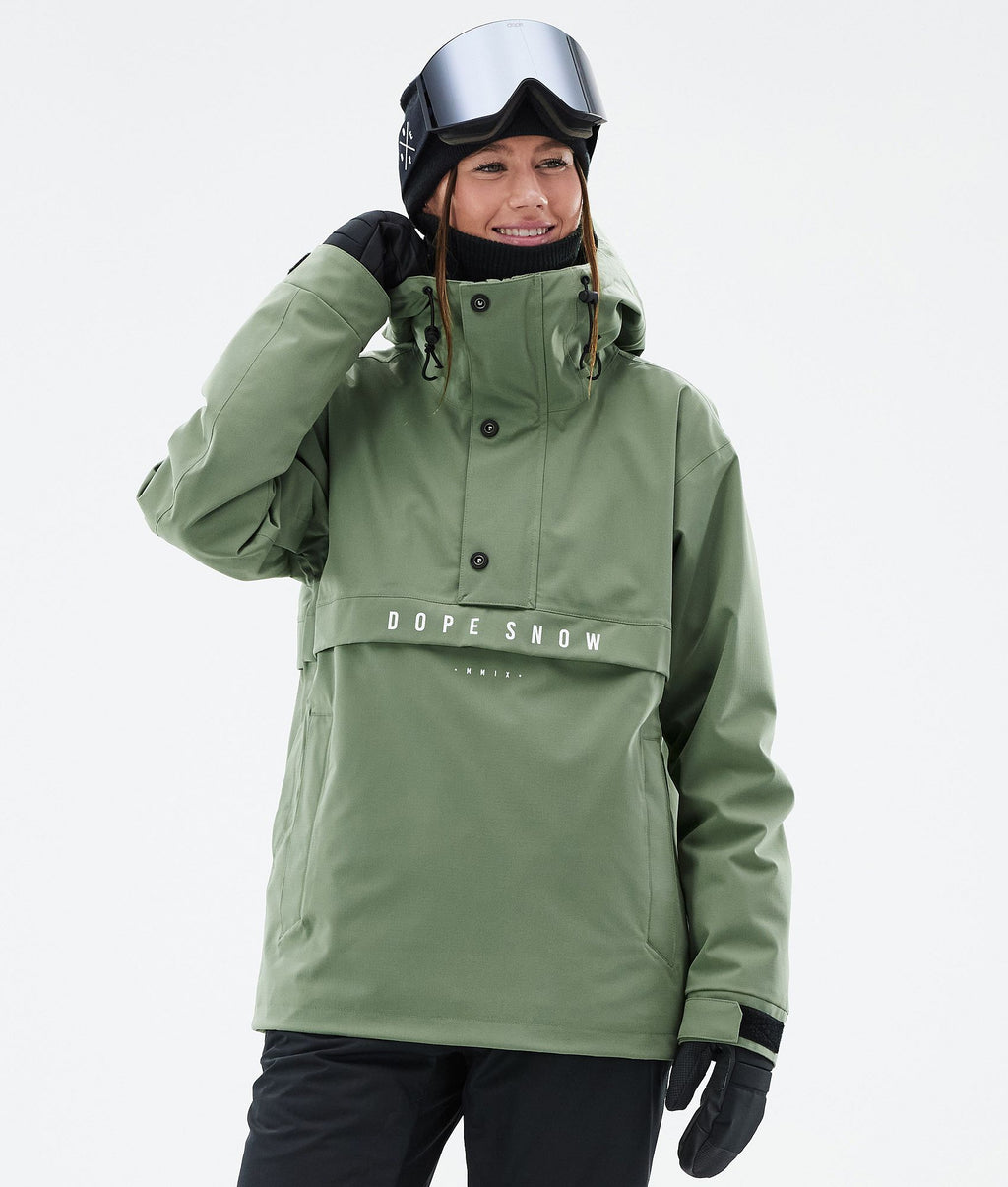 Snowboard Jacket For Women Moss Green
