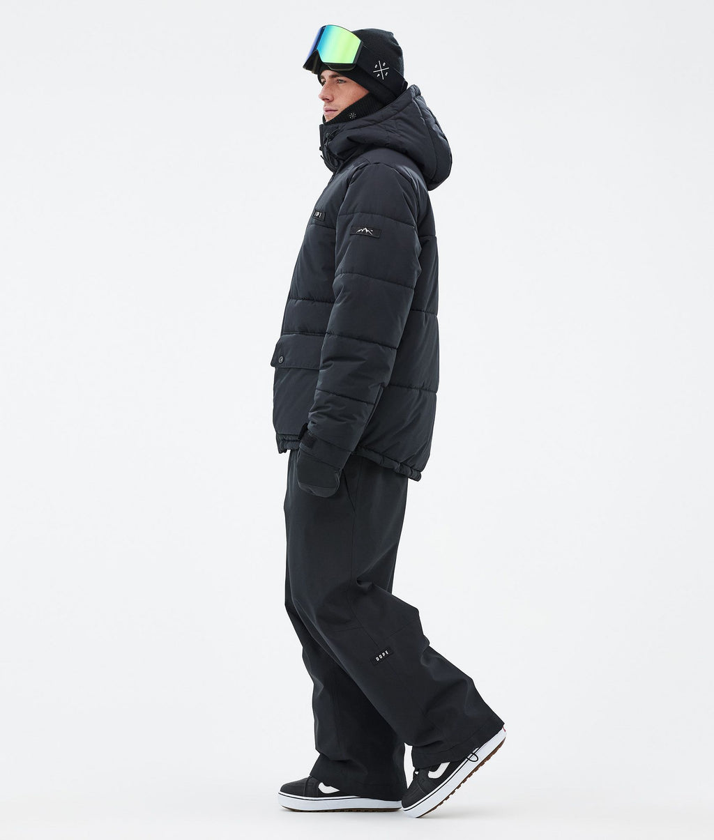 Snowboard Jacket For Men Black