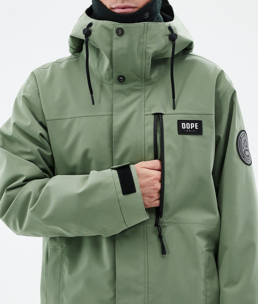Snowboard Jacket For Men Moss Green