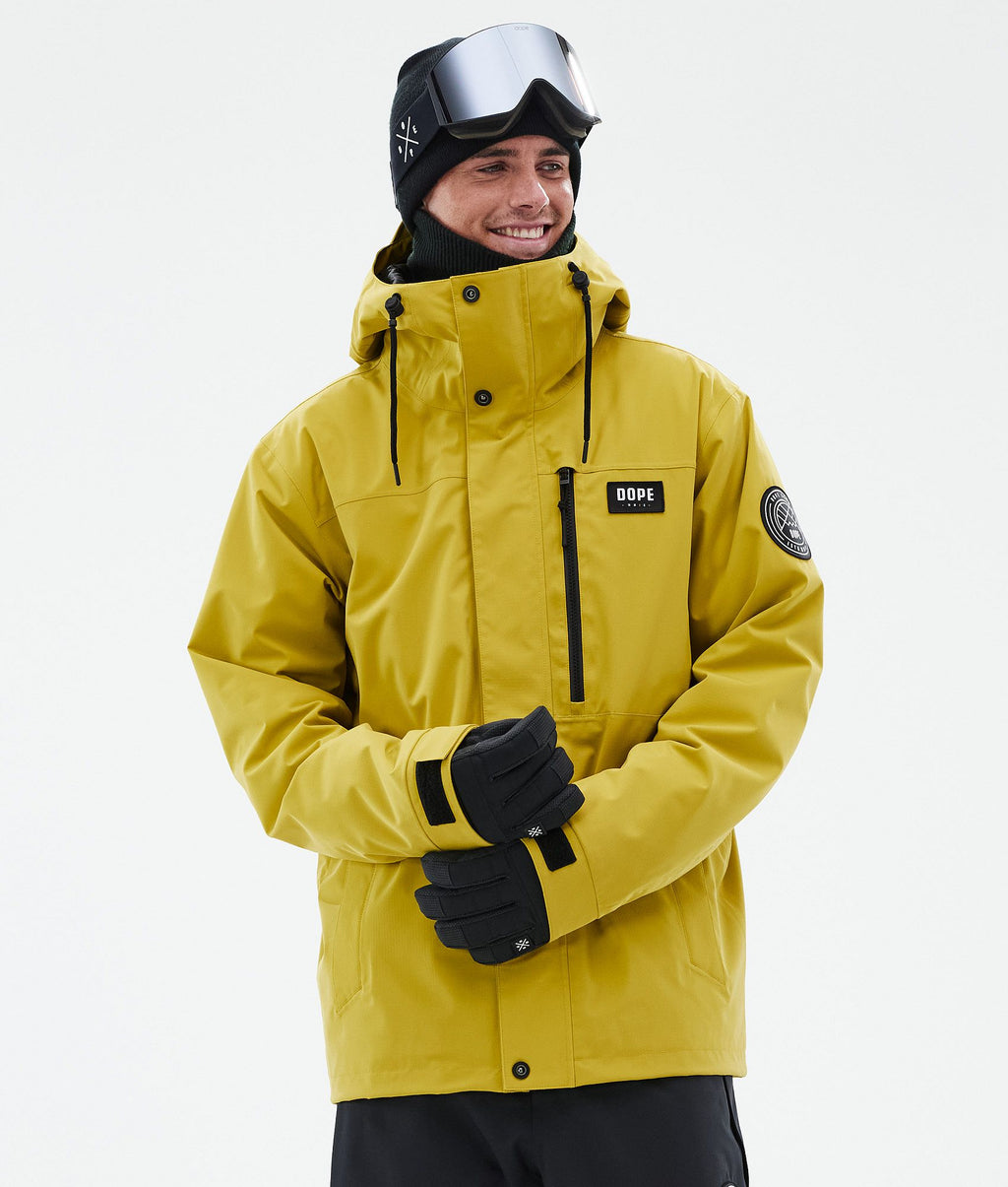 Snowboard Jacket For Men Yellow