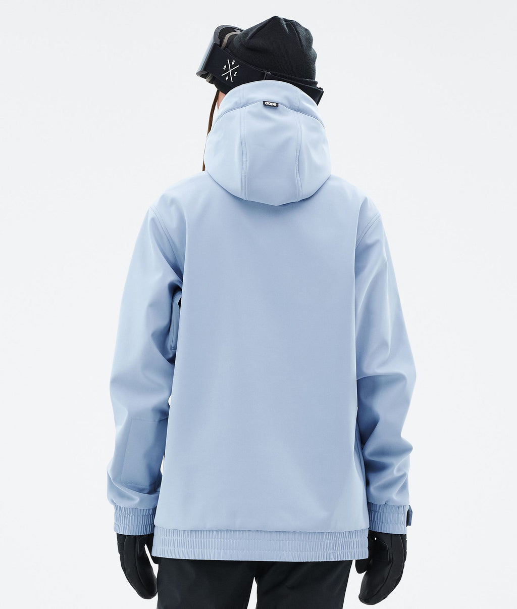 Snowboard Jacket For Women 2X-Up Light Blue