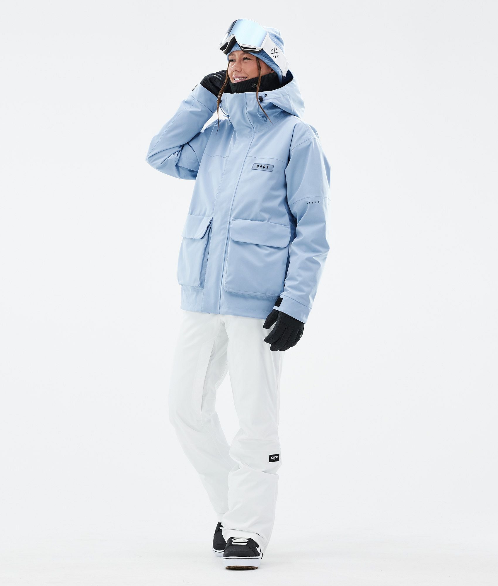 Snowboard Jacket For Women Light Blue