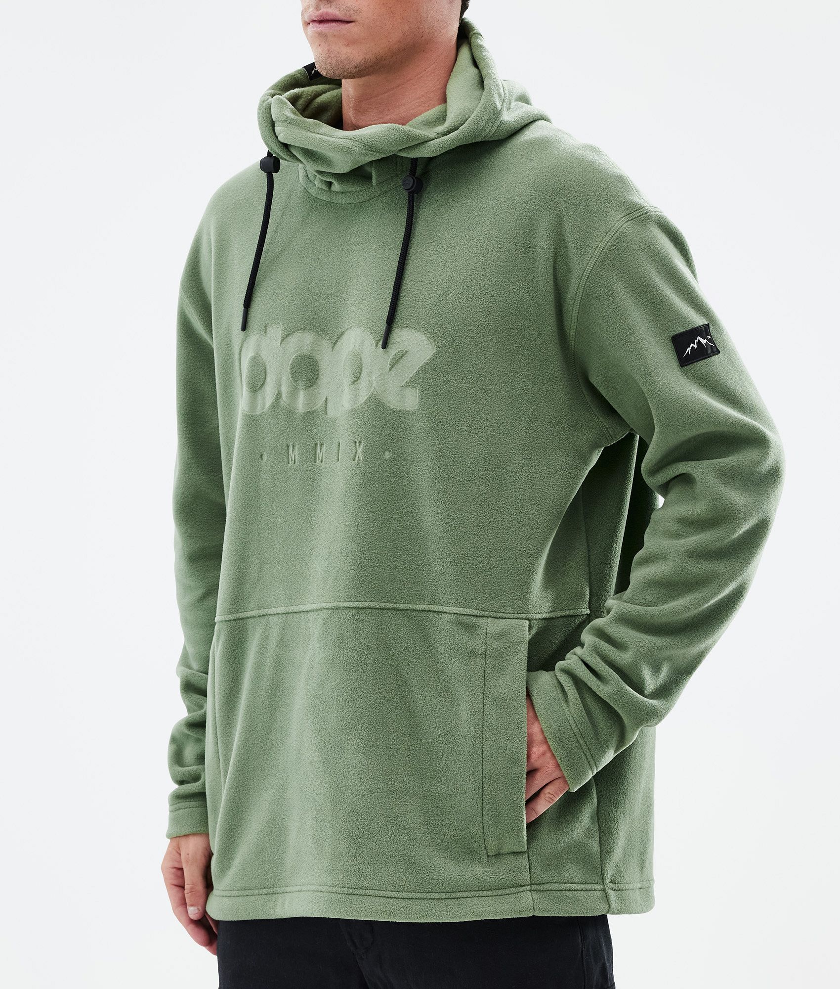 Fleece Hoodie For Men Moss Green