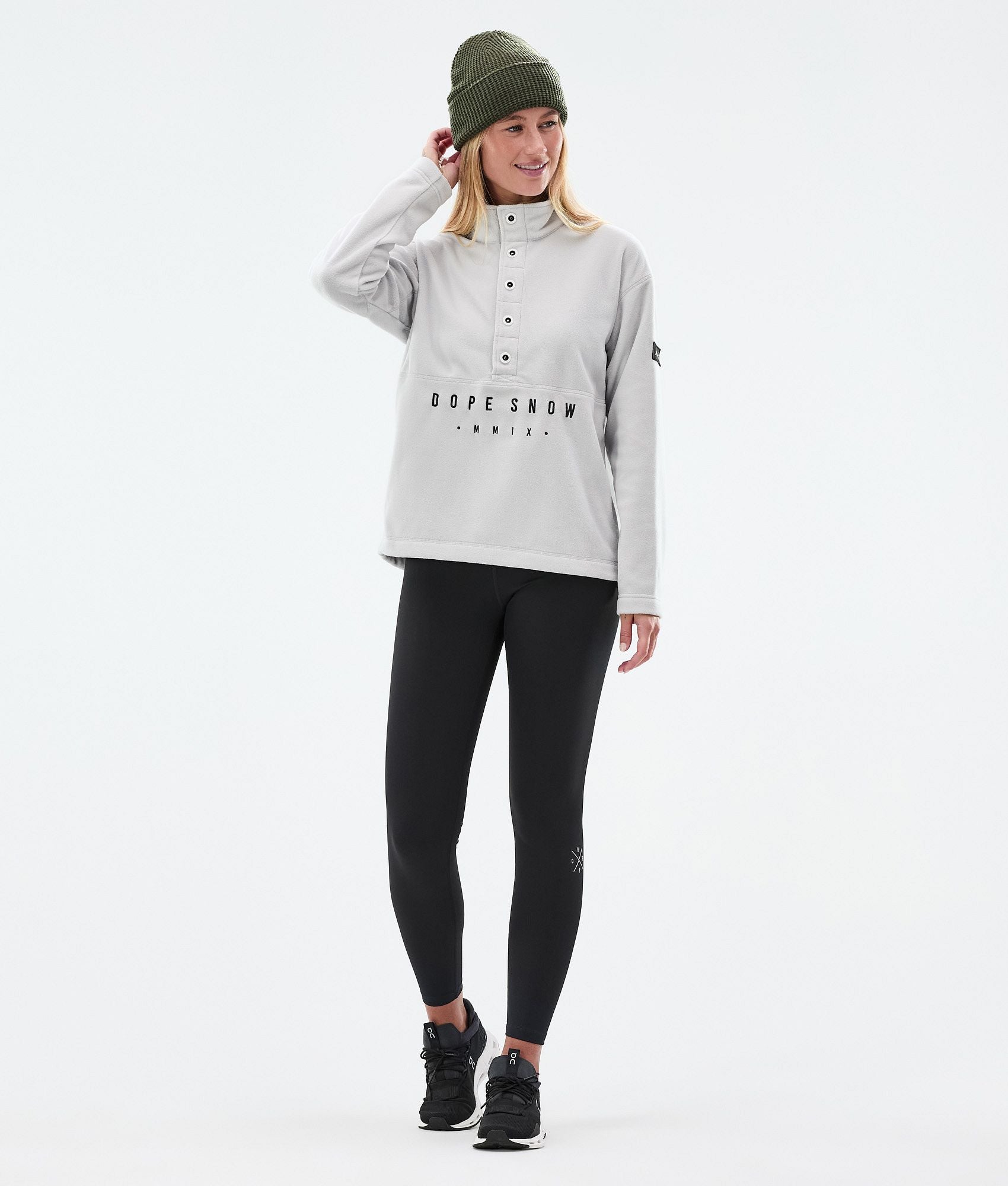 Fleece Sweater For Women Light Grey