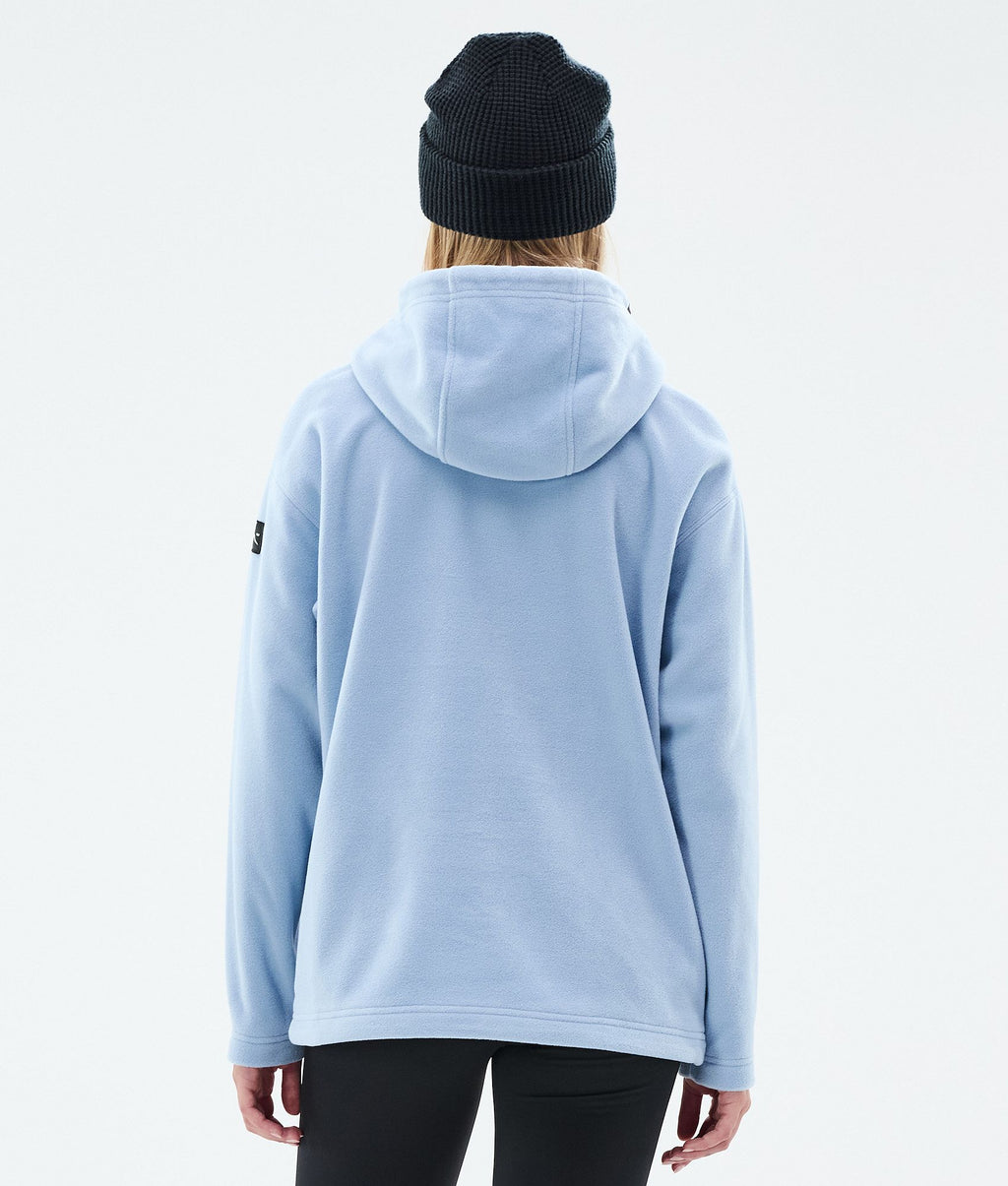 Fleece Hoodie For Women Light Blue