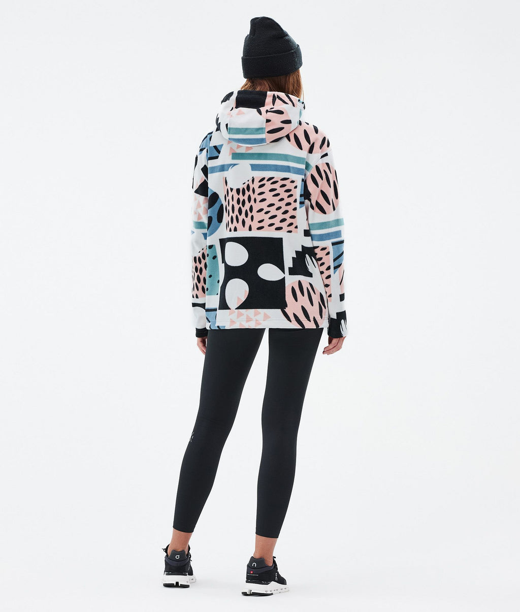 Fleece Hoodie For Women Melon