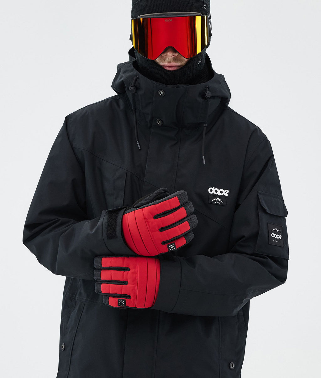 Ski Gloves Deep Red