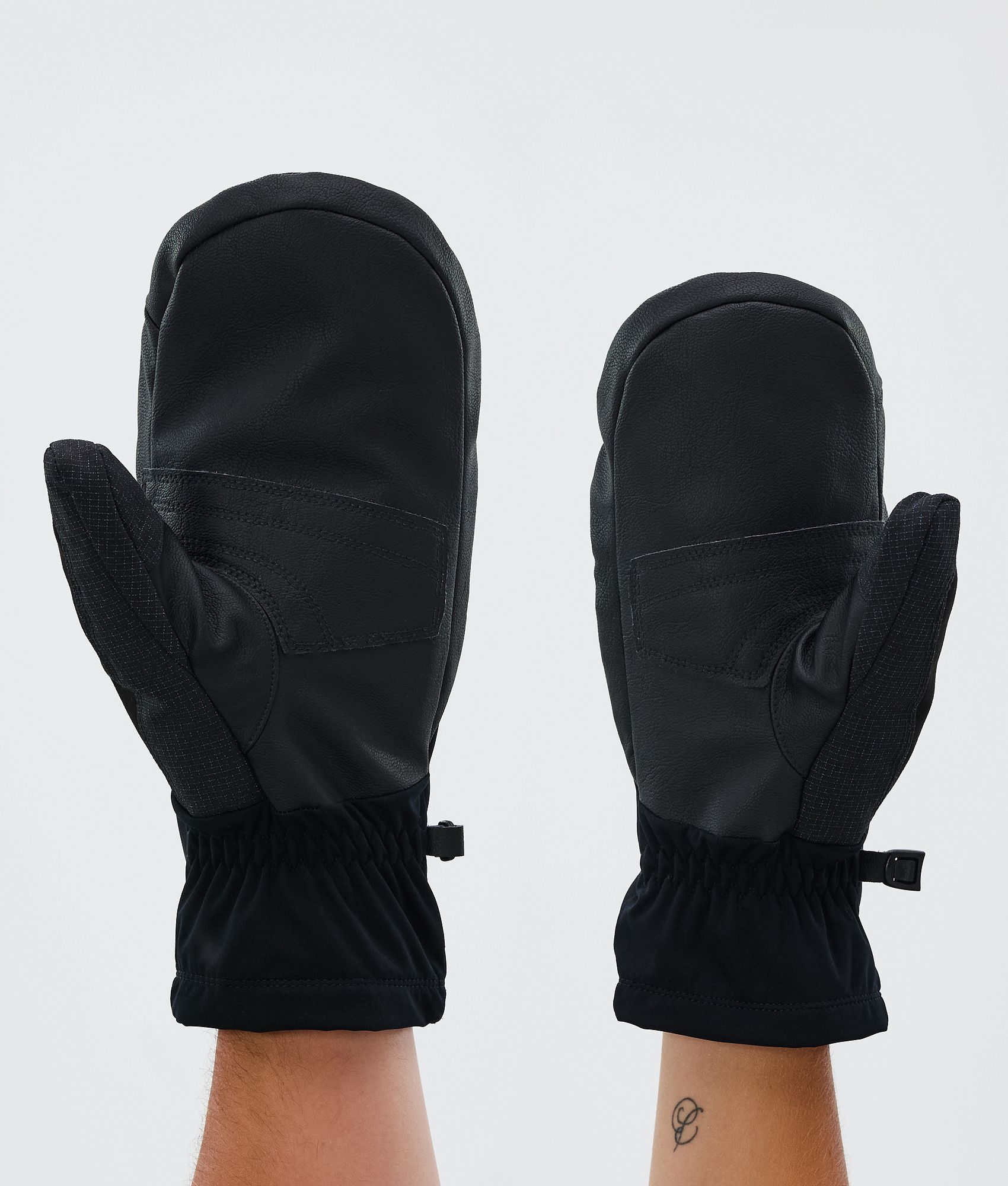 Snow Mittens Black