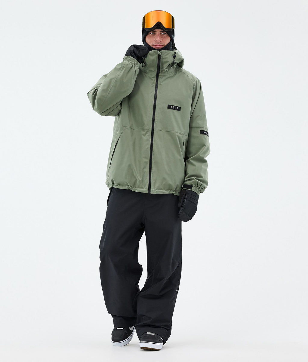 Snowboard Jacket For Men Moss Green