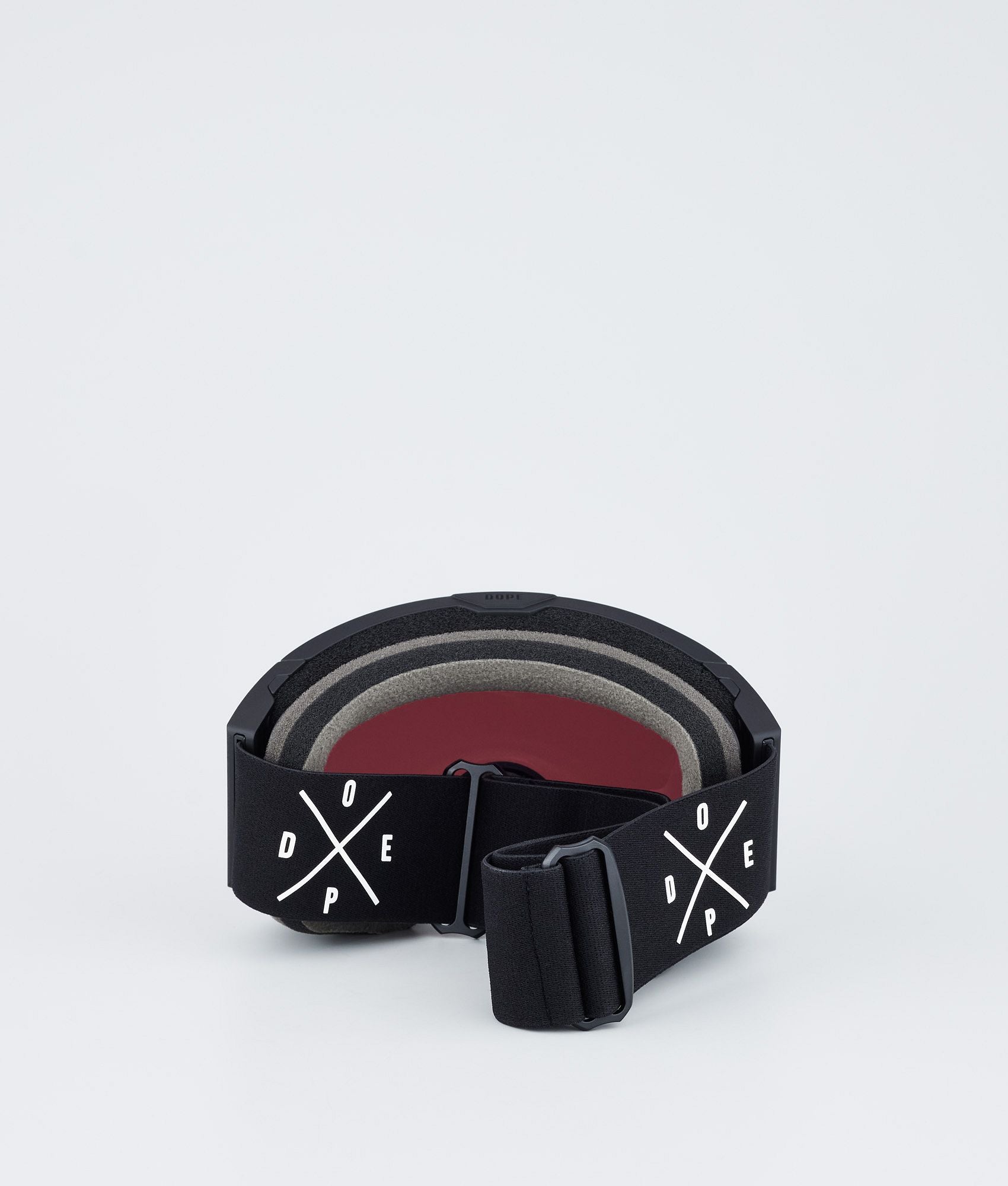 Ski Goggles Black/Silver Mirror