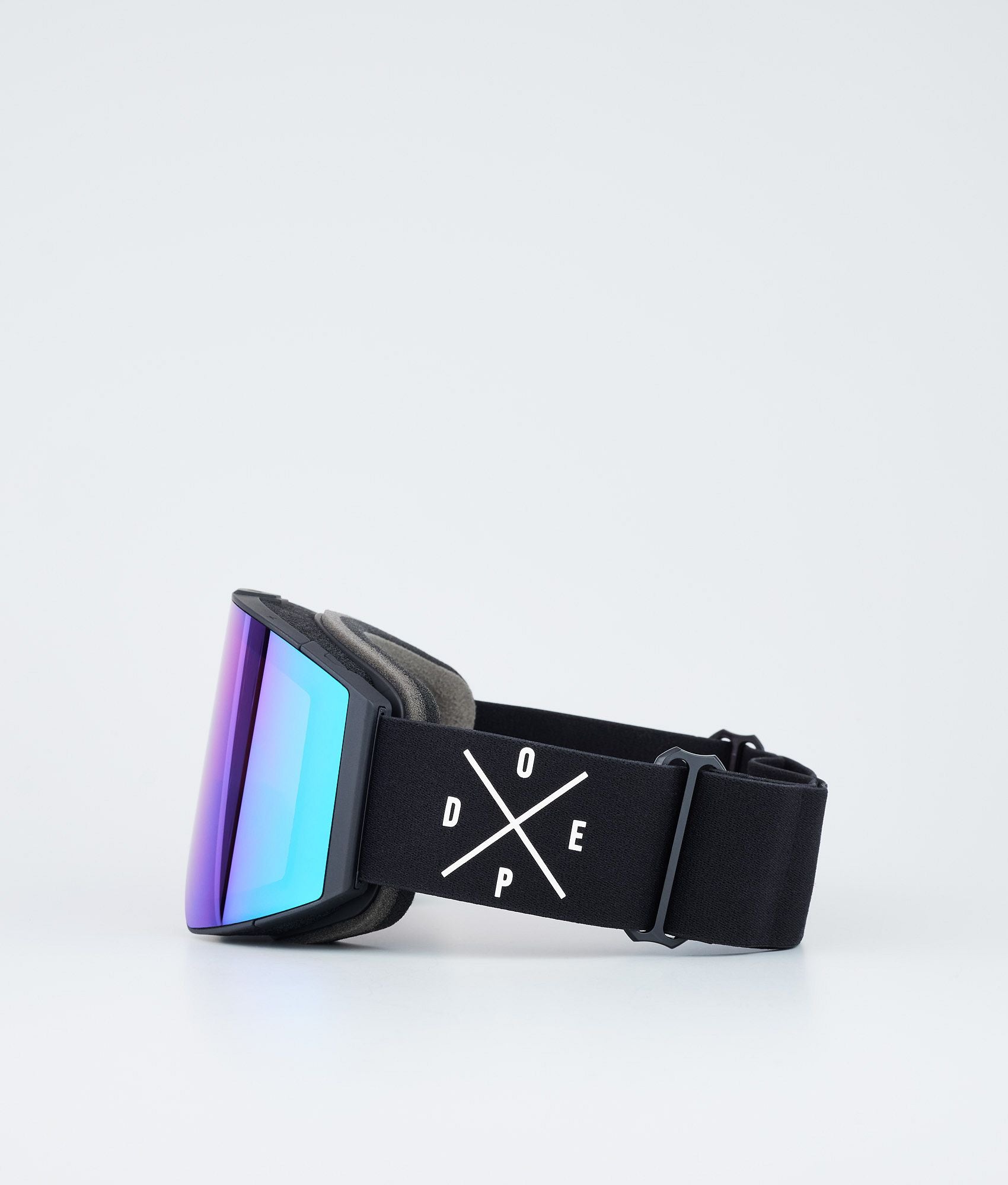 Ski Goggles Black/Green Mirror