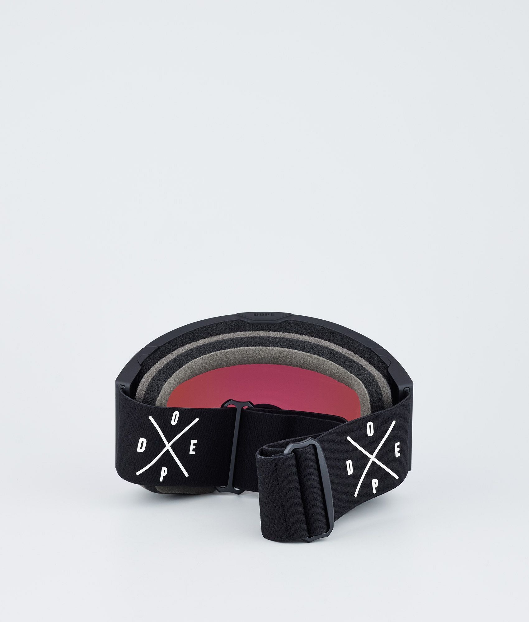 Ski Goggles Black/Green Mirror