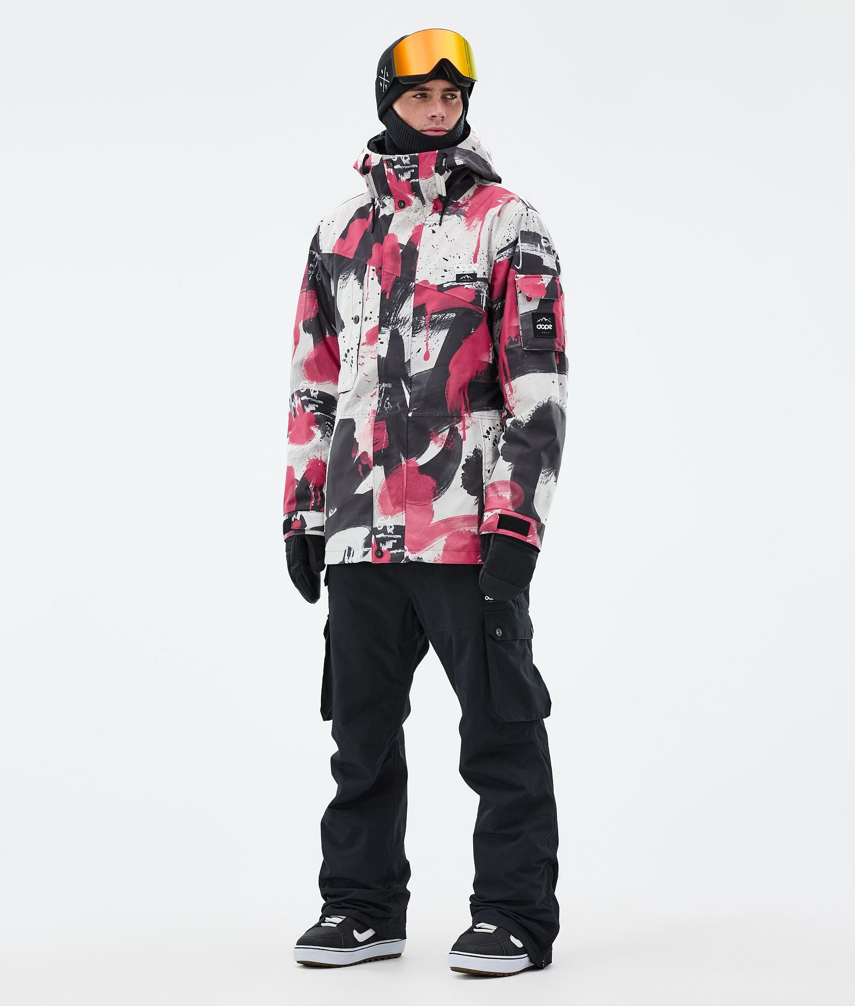 Snowboard Jacket For Men Doodle