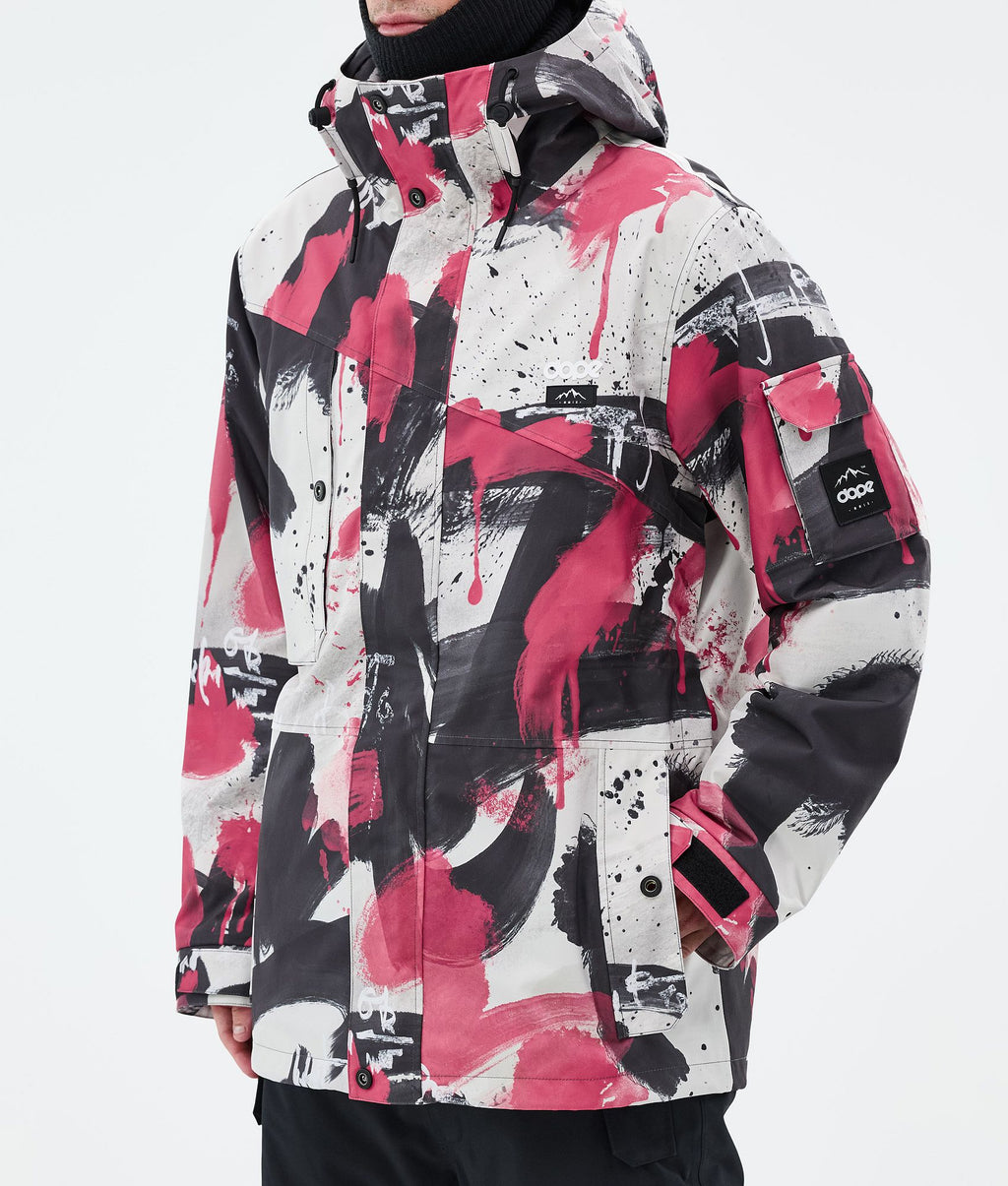 Snowboard Jacket For Men Doodle
