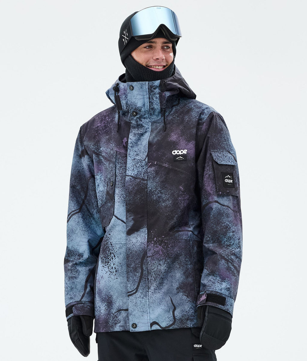 Snowboard Jacket For Men Jungle Purple