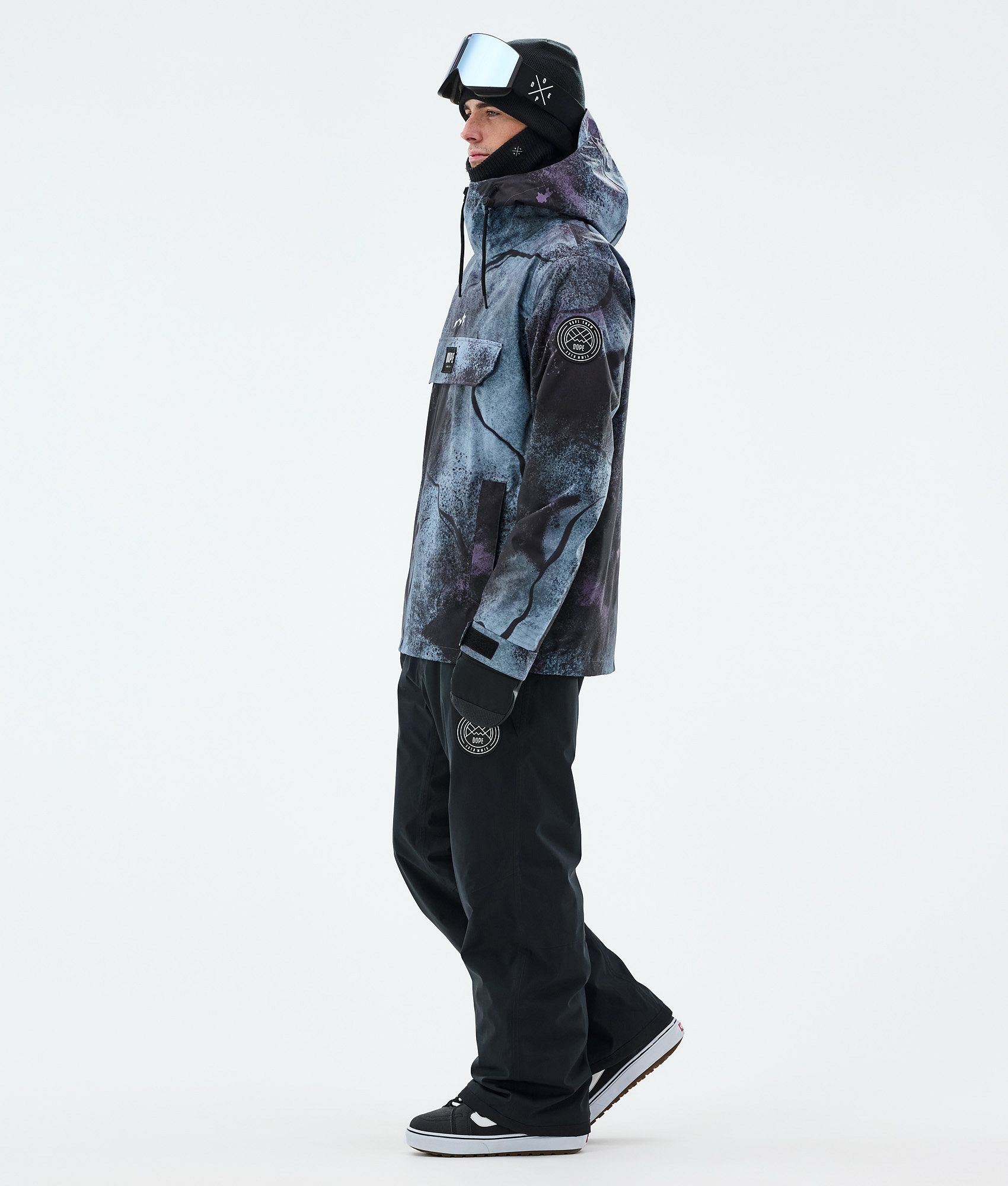 Snowboard Jacket For Men Jungle Purple