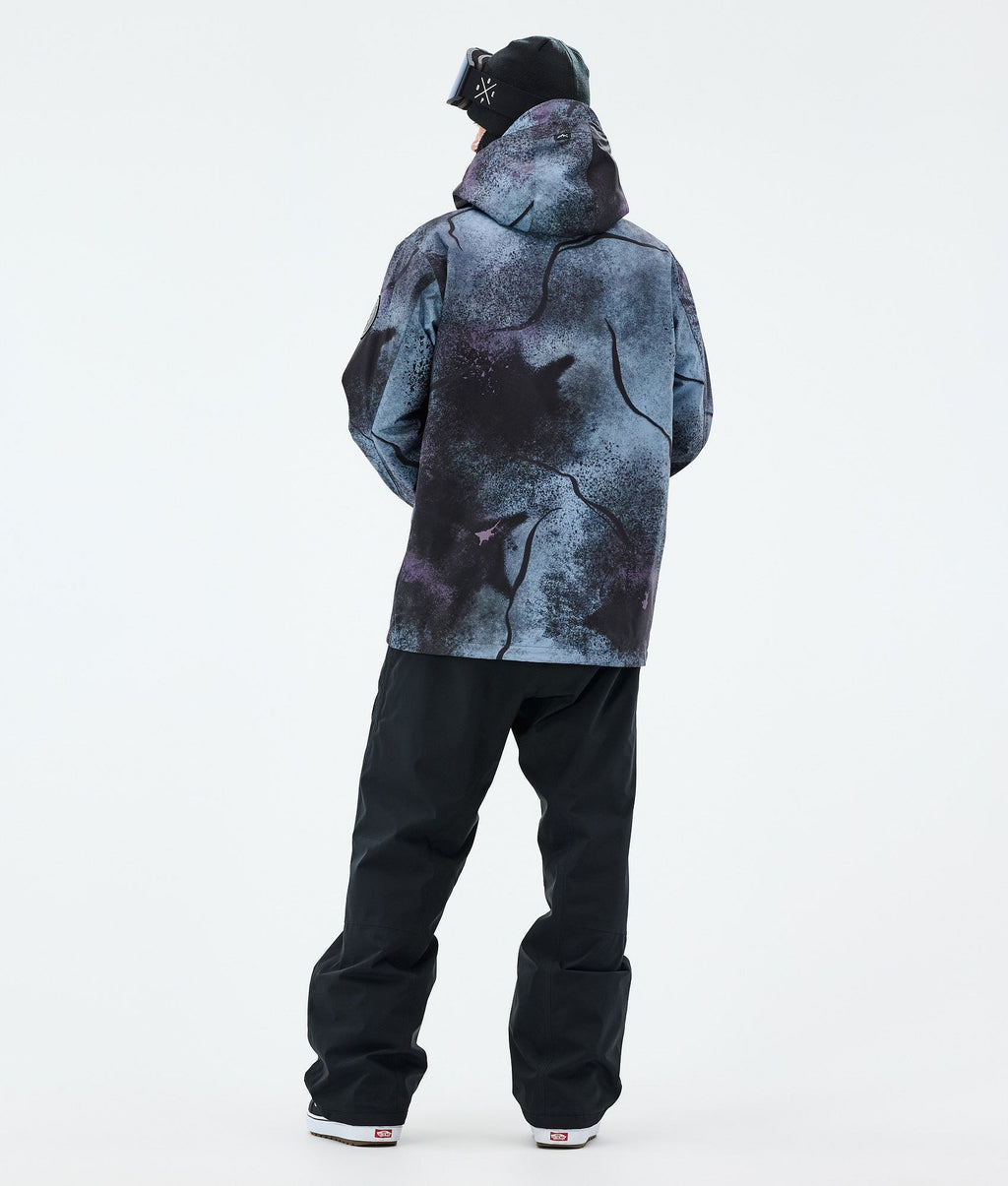 Snowboard Jacket For Men Jungle Purple