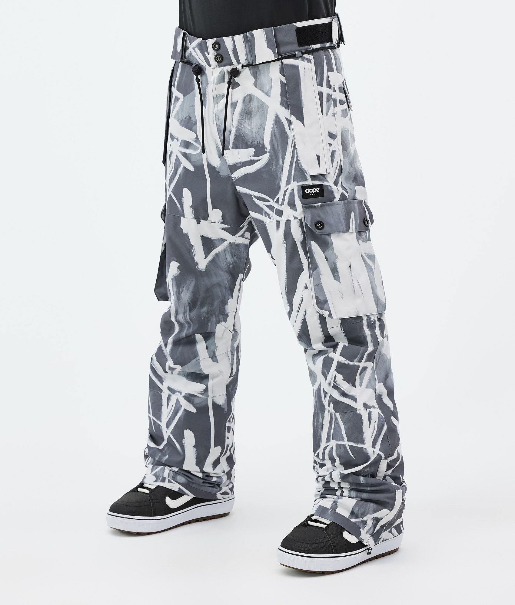 Snowboard Pants For Men Scribble Black