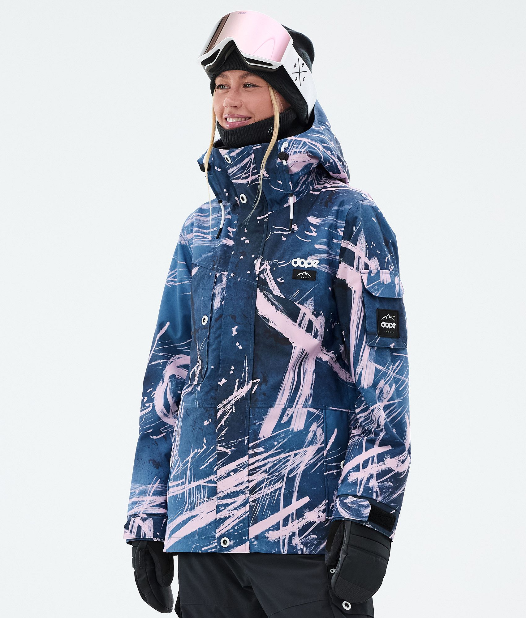 Snowboard Jacket For Women Carvings Pink