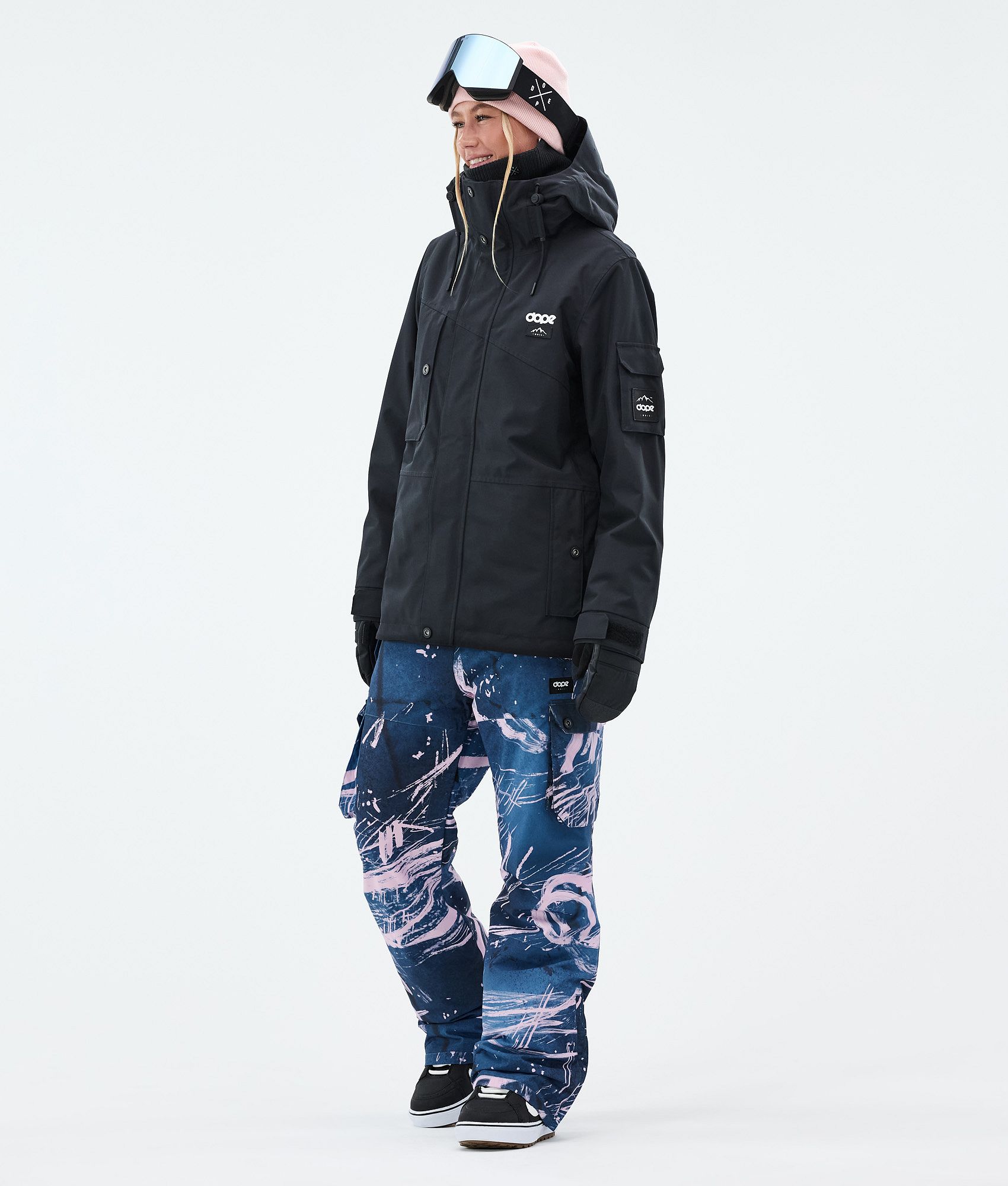 Snowboard Pants For Women Carvings Pink