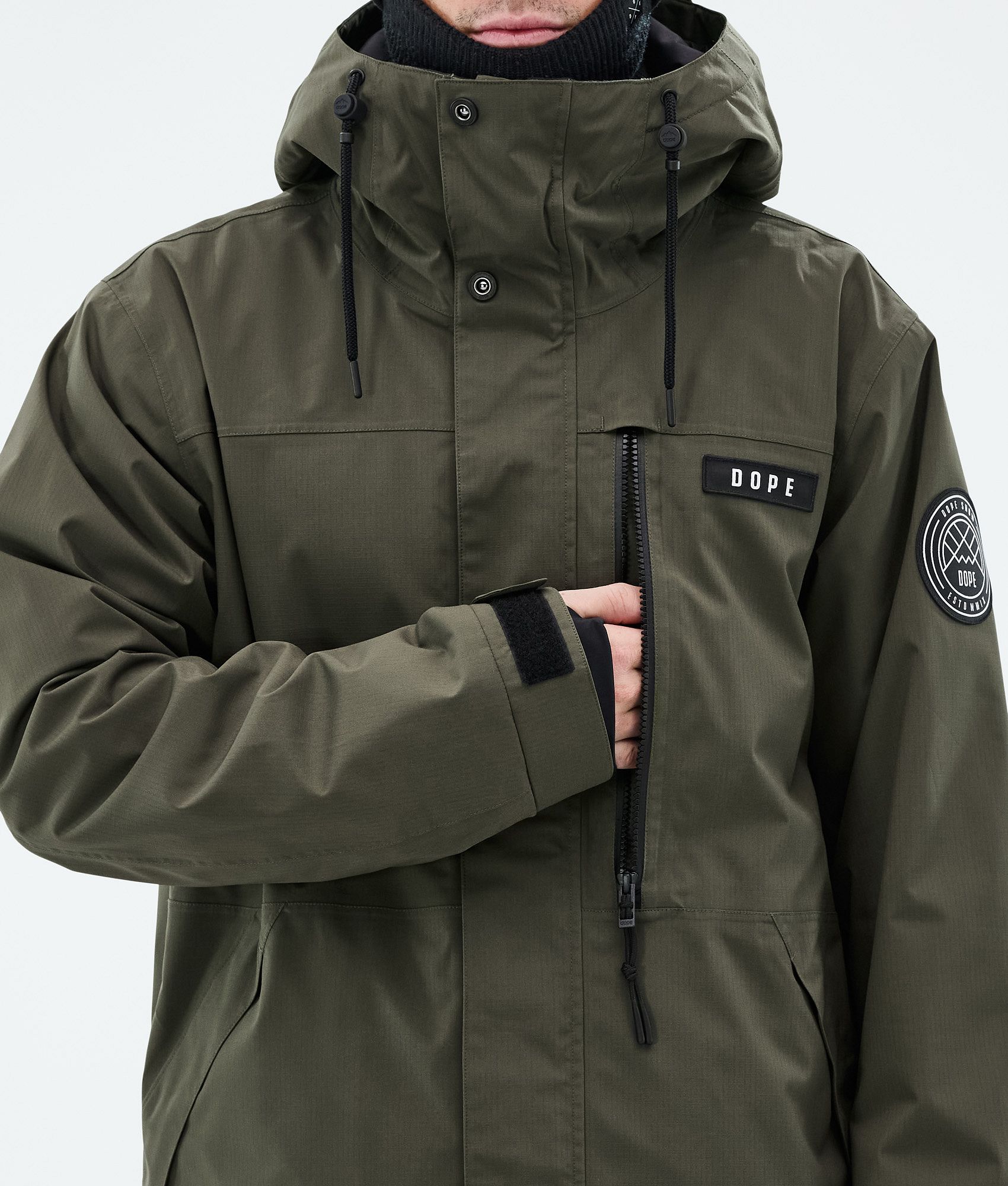 Snowboard Jacket For Men Olive Green