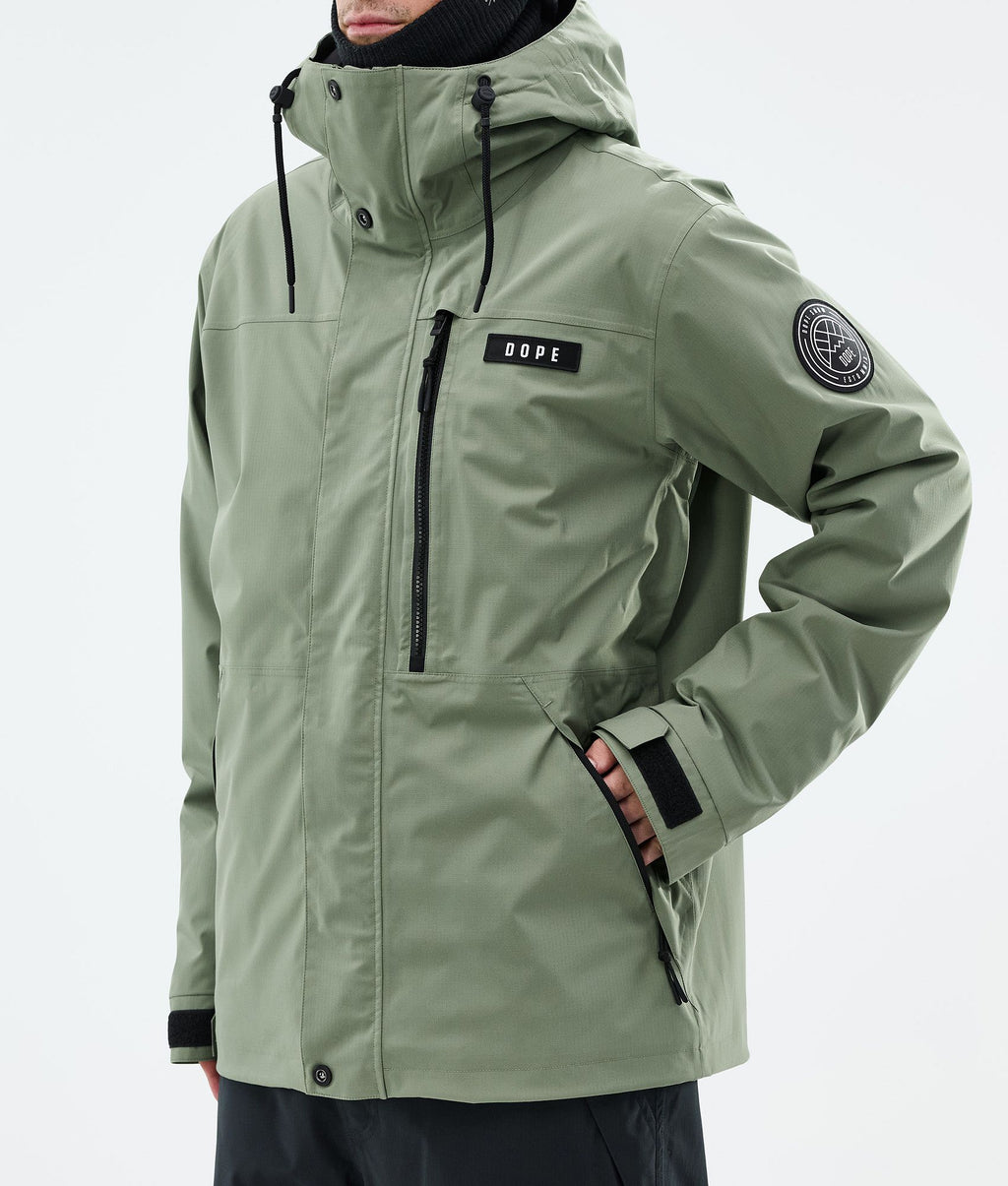 Snowboard Jacket For Men Moss Green