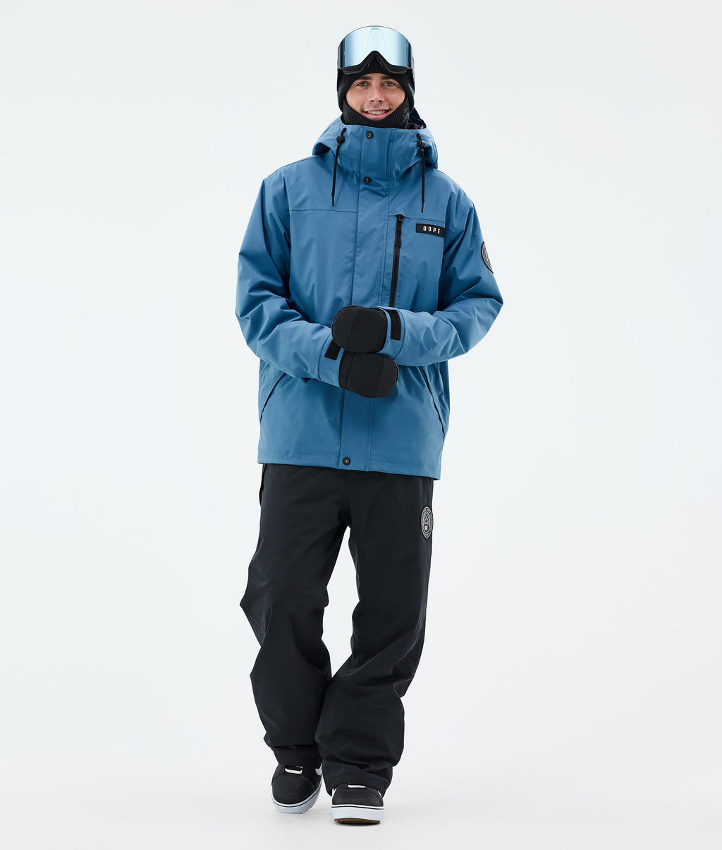 Snowboard Jacket For Men Blue Steel