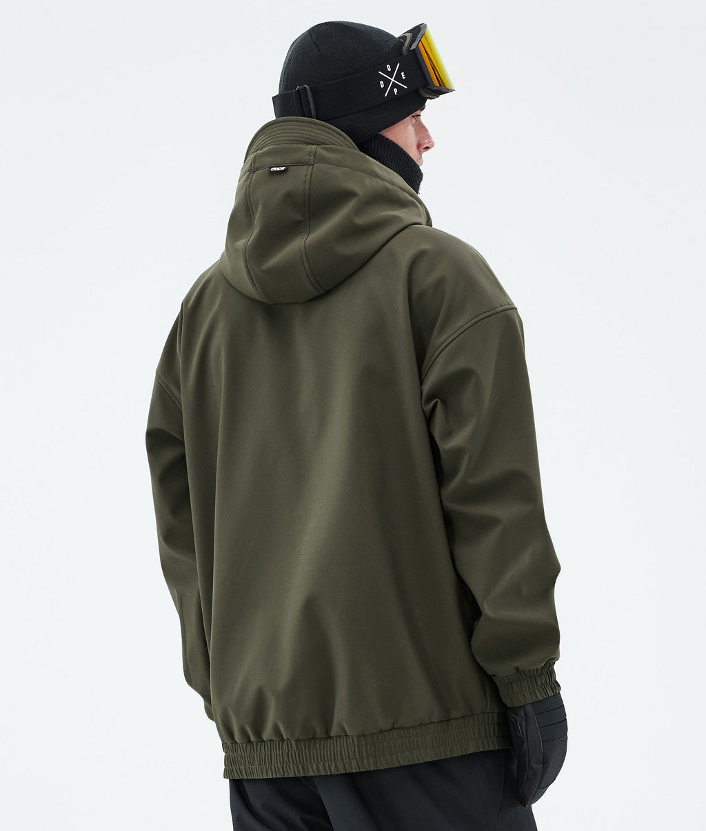 Snowboard Jacket For Men Olive Green