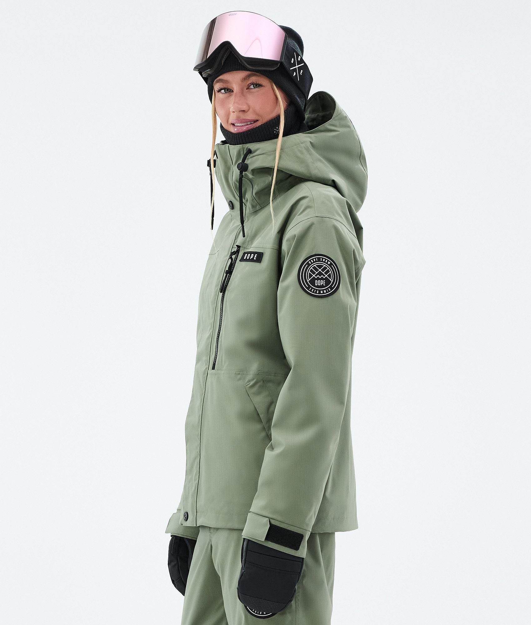 Snowboard Jacket For Women Moss Green