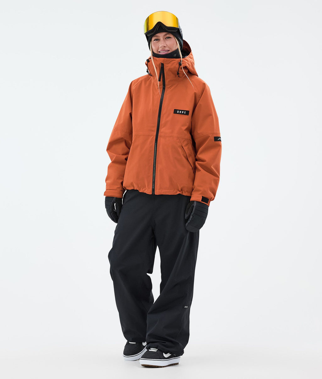 Snowboard Jacket For Women Burned Orange