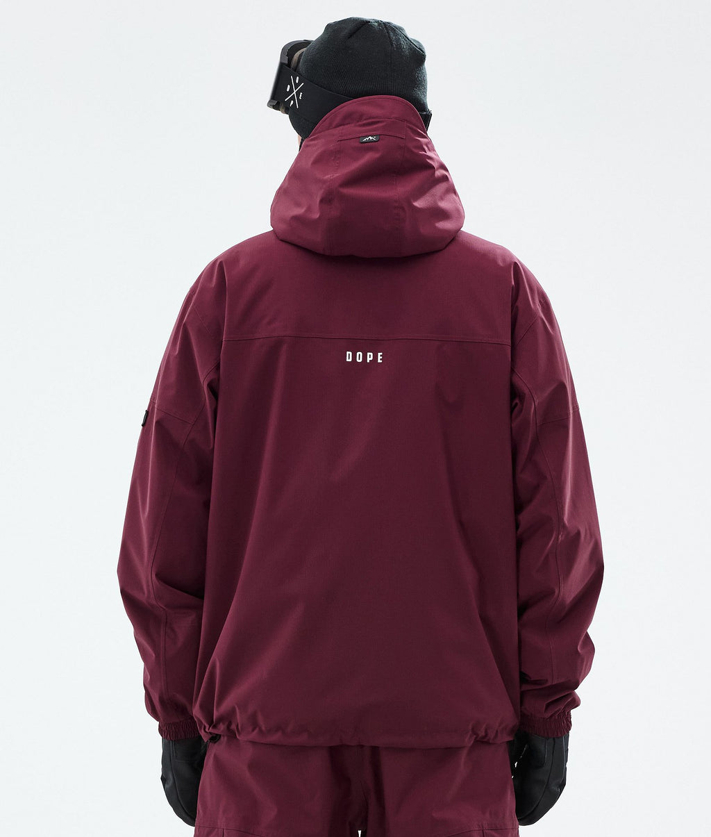 Snowboard Jacket For Men Burgundy