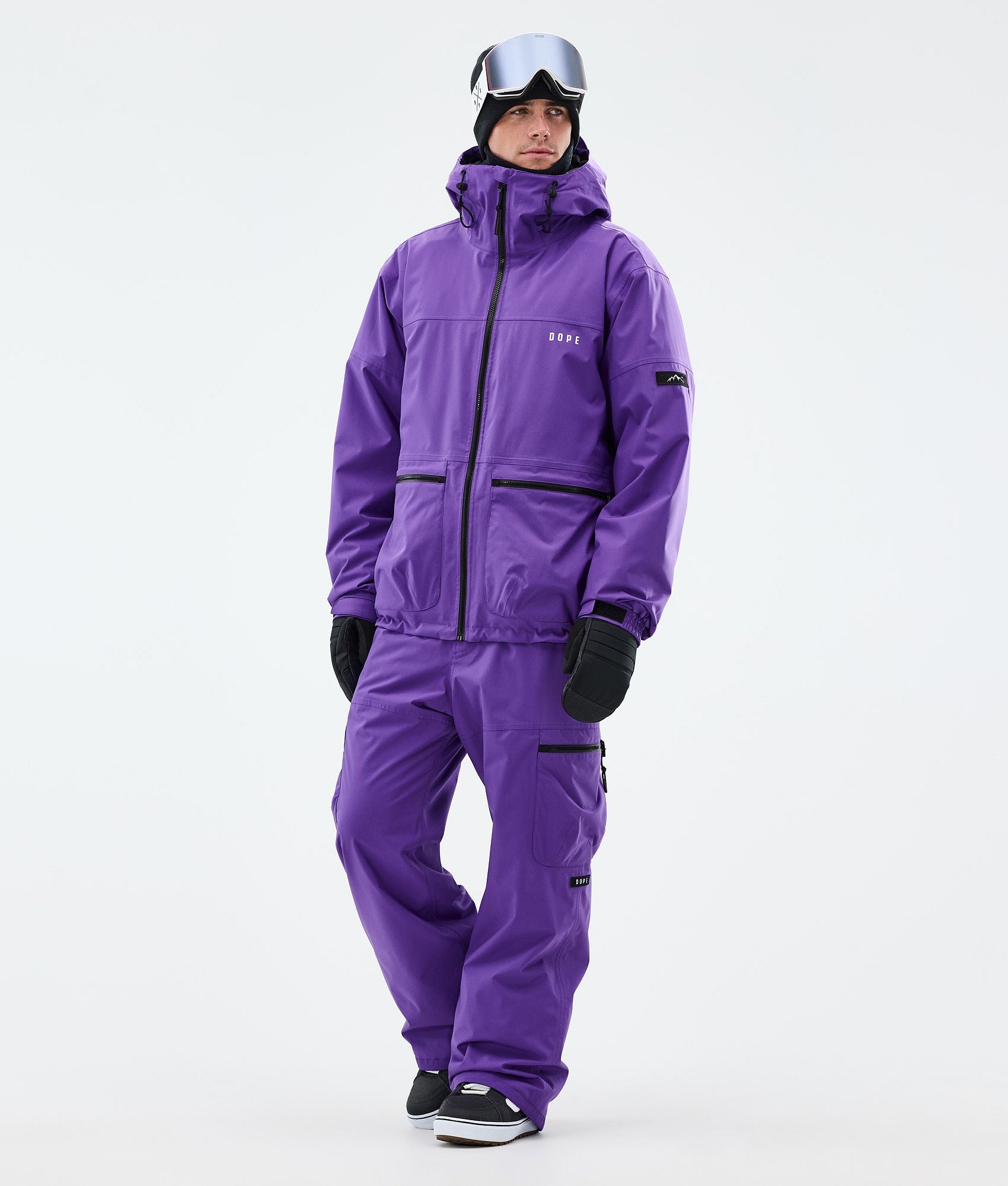 Snowboard Jacket For Men Vivid Purple