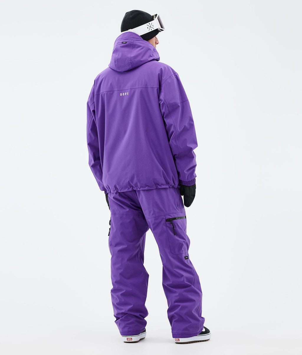 Snowboard Jacket For Men Vivid Purple