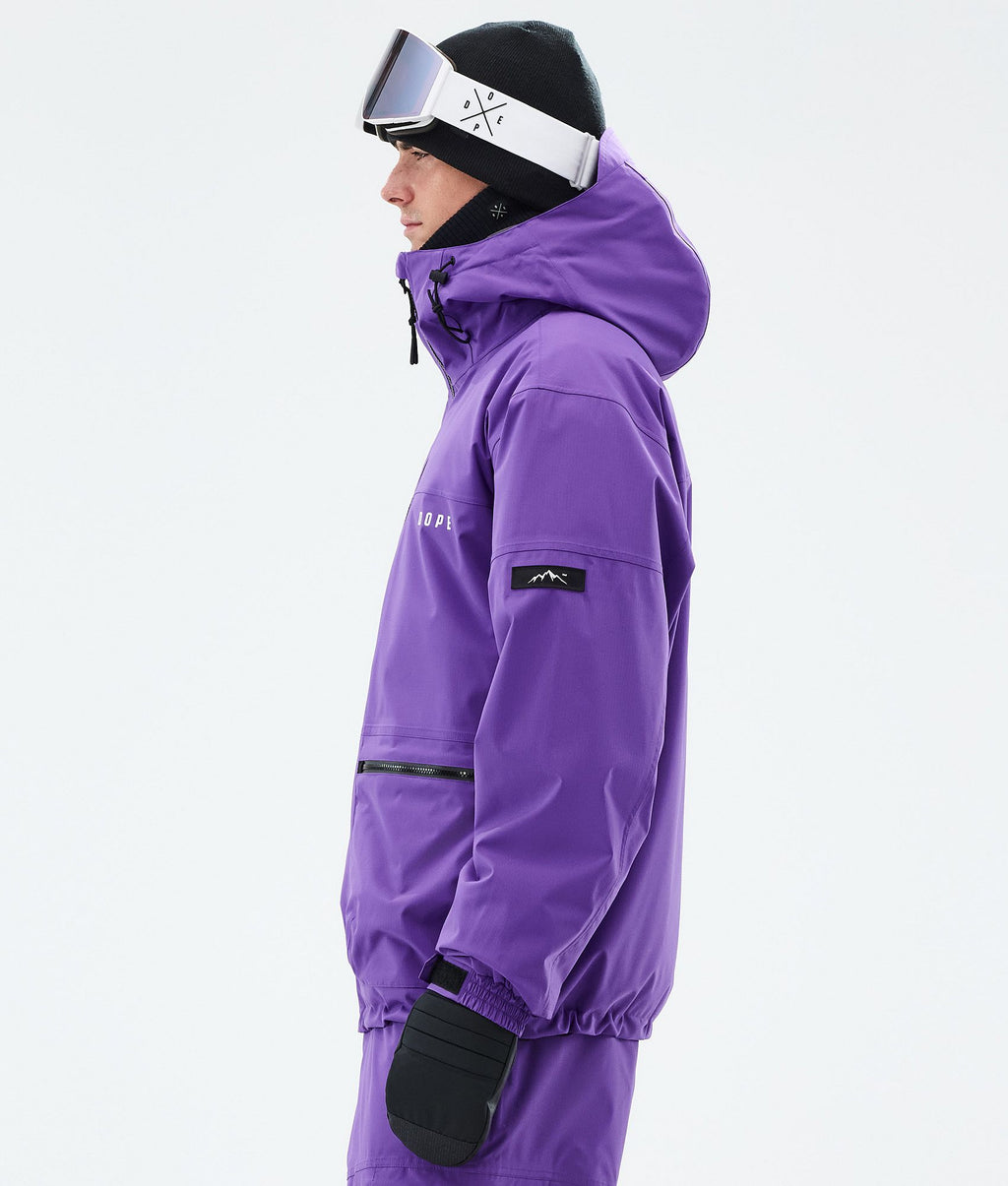 Snowboard Jacket For Men Vivid Purple