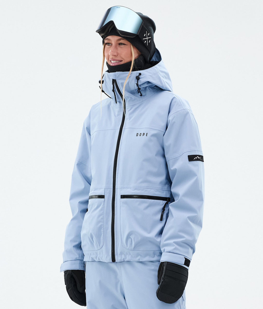 Snowboard Jacket For Women Light Blue