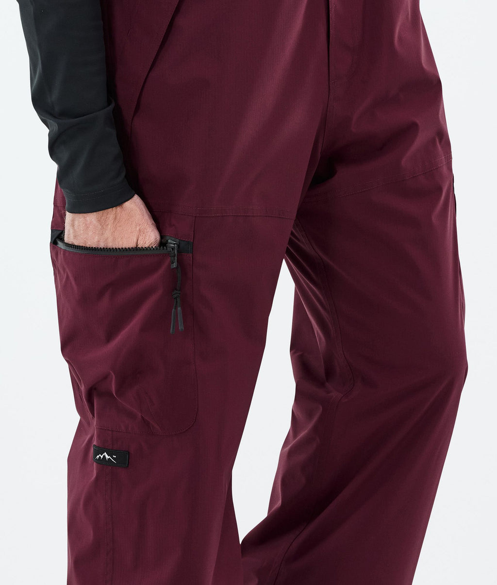 Snowboard Pants For Men Burgundy