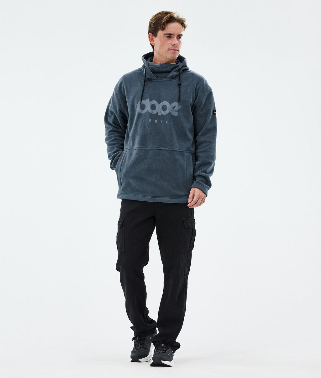 Fleece Hoodie For Men Metal Blue
