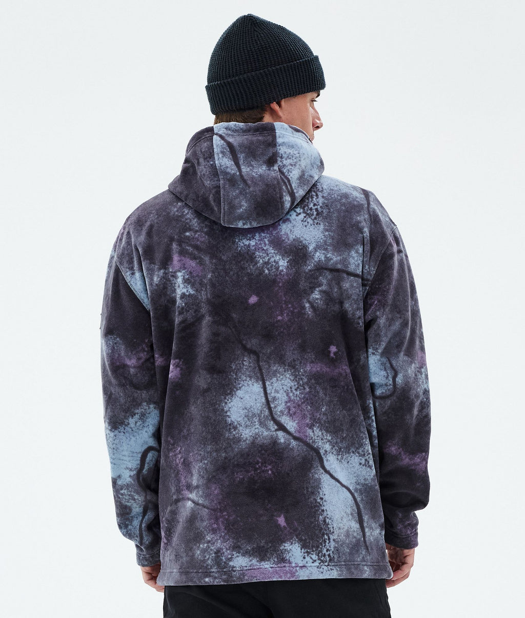 Fleece Hoodie For Men Jungle Purple