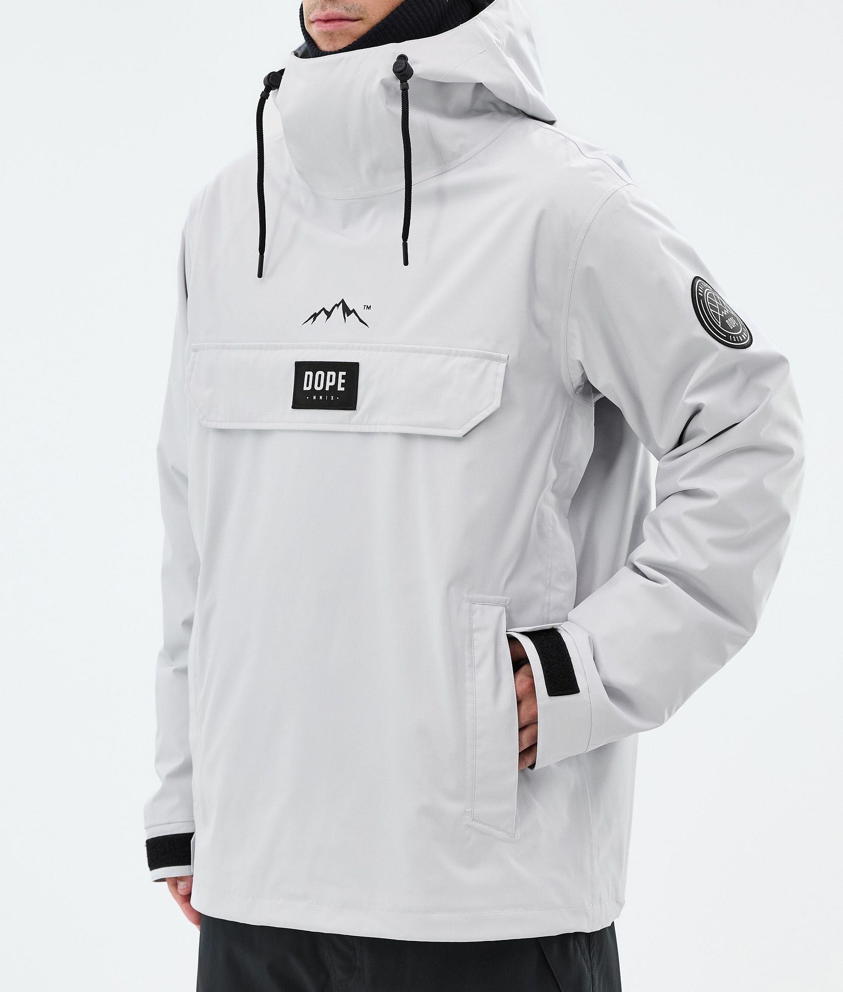 Snowboard Jacket For Men Light Grey