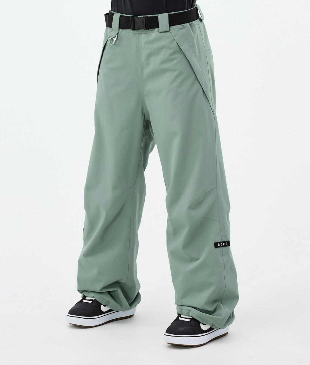 Snowboard Pants For Women Faded Green