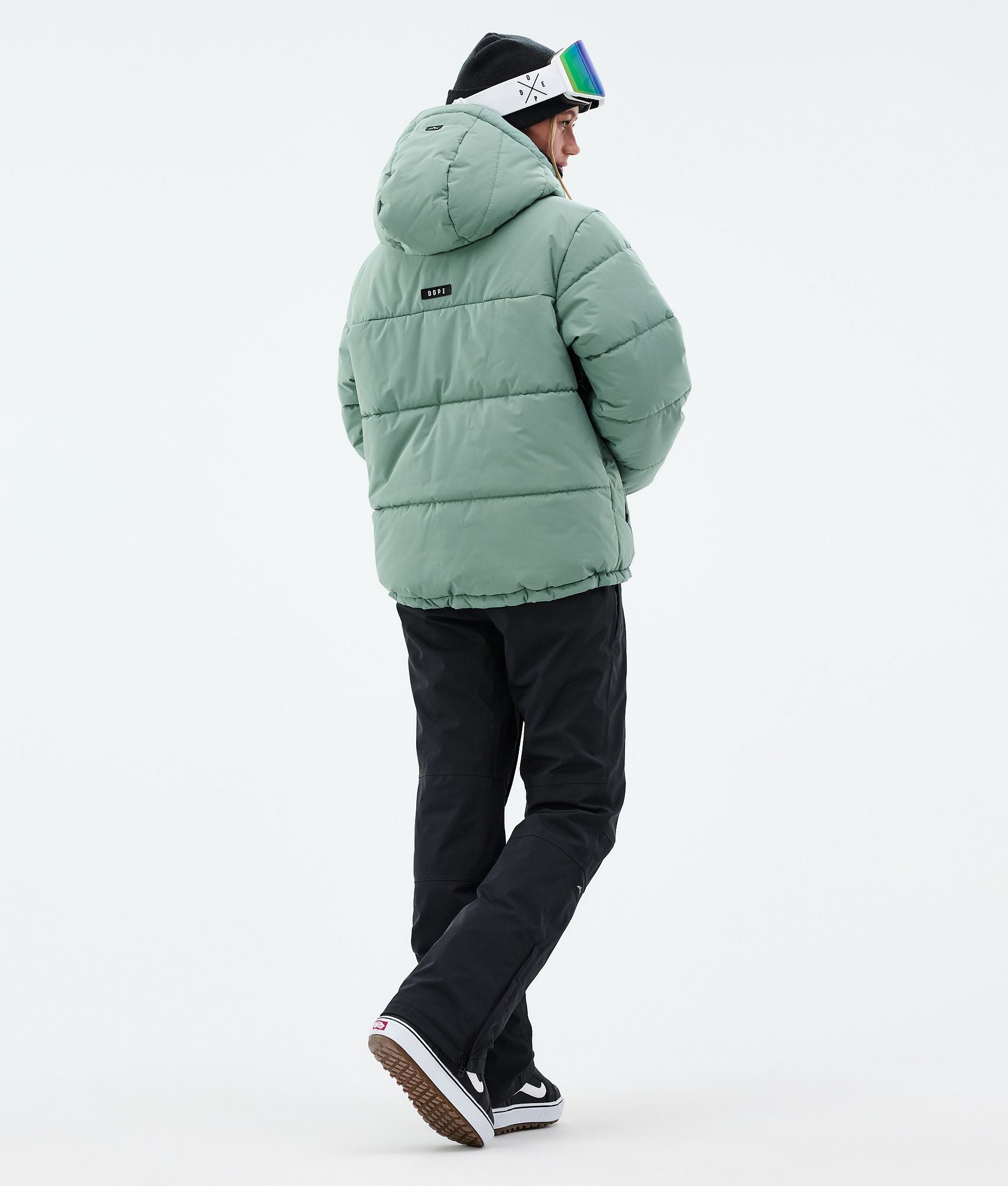 Snowboard Jacket For Women Faded Green