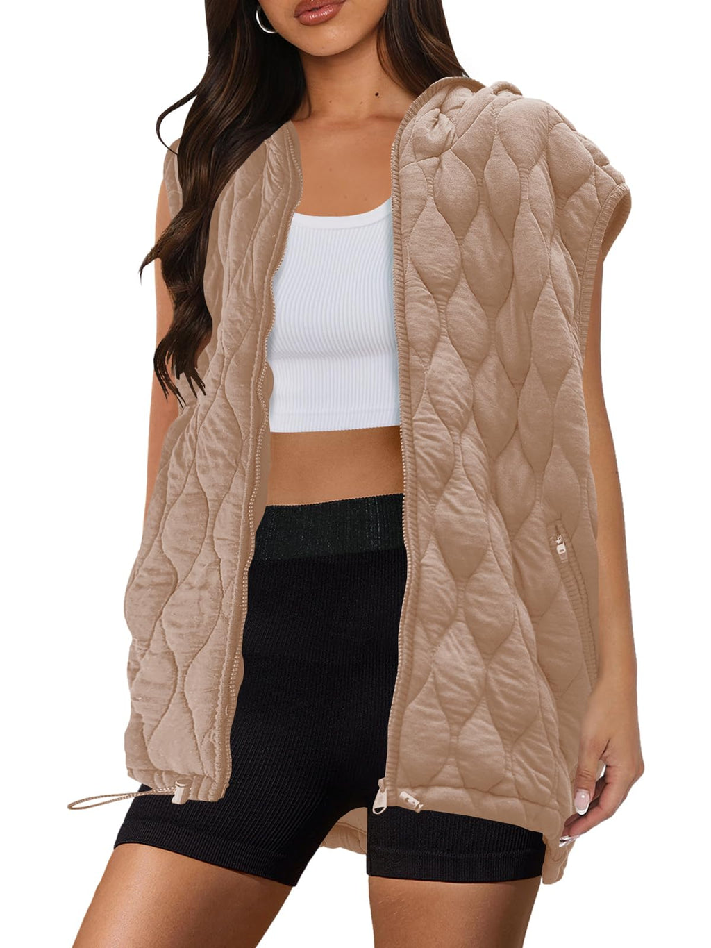 Women's Hooded Quilted Down Puffer Vest (Buy 2 Free Shipping)