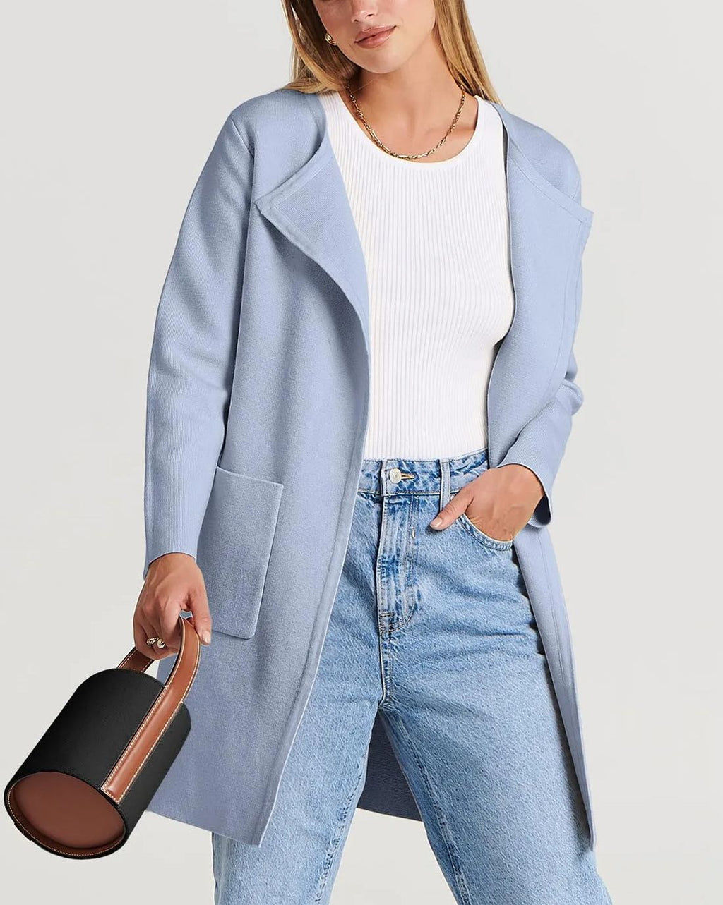 New Open Front Knit Cardigan (Buy 2 Free Shipping)