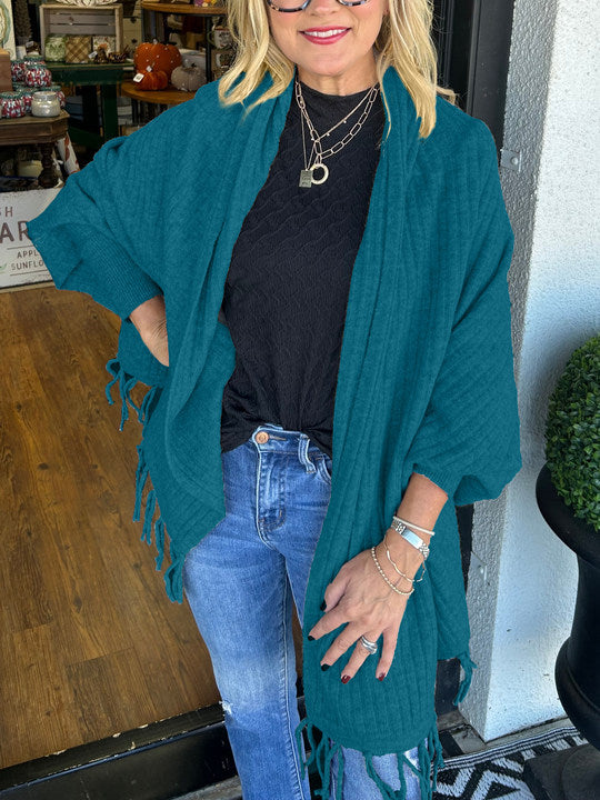 Women's Tassel Cardigan Wrap (Buy 2 Free Shipping)